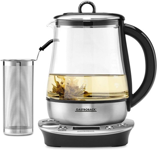 Gastroback Design Tea Aroma Plus Wasserkocher ohne Plastik aus Glas Gastroback Design Tea Aroma Plus Wasserkocher ohne Plastik aus Glas
