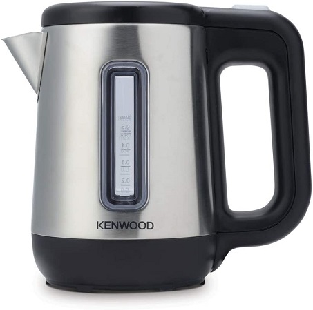 Kenwood 0WJKM07602 Mini- Wasserkocher 800 Watt, 0.5 Liter, Edelstahl JKM 076